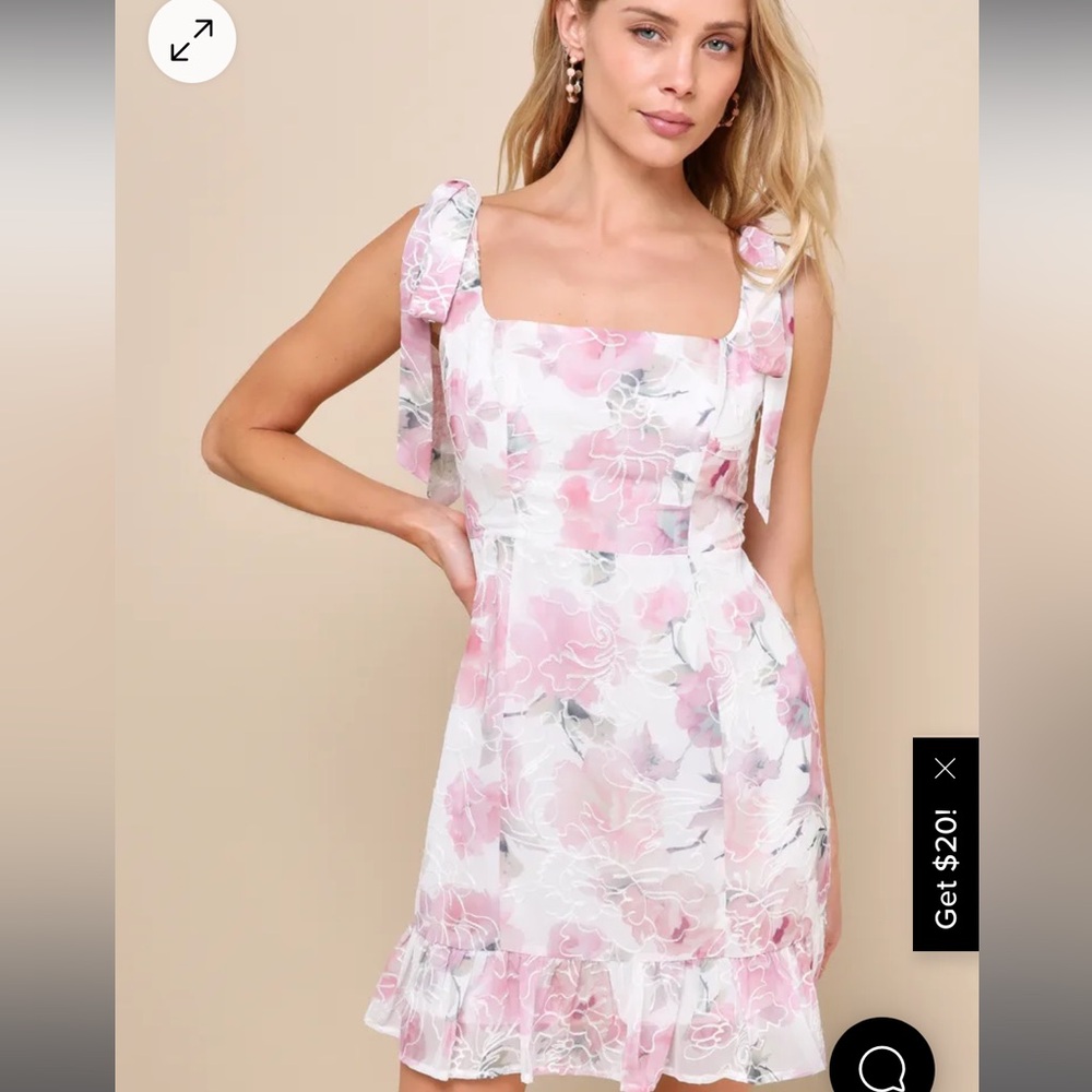 Lulus floral dress size XL